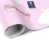 Papier Cadeau Brisation de la Sainte Communion (Coin rond)