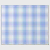 Papier Cadeau Brise Gingham Bleu (Plat)