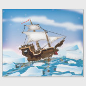 Papier Cadeau Brise-glace. (Plat)