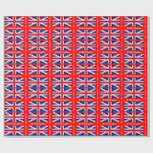 Papier Cadeau British Flag, Union Jack & Royaume-Uni /sports (Plat)
