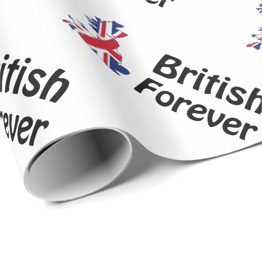 Papier Cadeau British Forever (Coin rond)