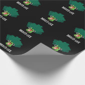 Papier Cadeau Brocco-lick Funny Veggie Broccoli Pun Dark BG (Coin)
