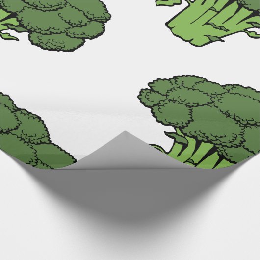 Papier Cadeau Broccoli vert (Coin)