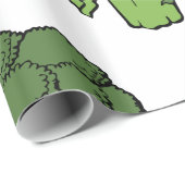 Papier Cadeau Broccoli vert (Coin rond)