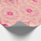 Papier Cadeau Broche Rose Chaude (Coin)