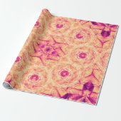 Papier Cadeau Broche Rose Fanée (Déroulé)