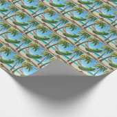 Papier Cadeau Brochure verte dans un hamac (Coin)