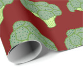 Papier Cadeau Brocoli (Coin rond)
