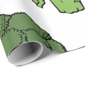 Papier Cadeau Brocoli vert (Coin rond)