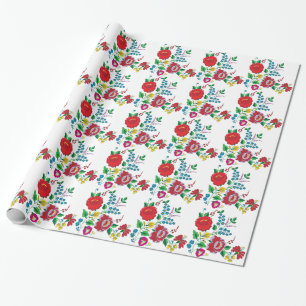 Papier Cadeau Broderie de Kalocsa