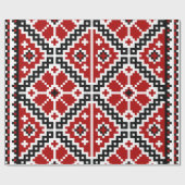 Papier Cadeau Broderie ukrainienne (Plat)