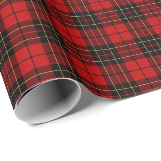 Papier Cadeau Brodie Clan Tartan (Coin rond)