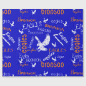 Papier Cadeau Bronson Eagles Wrapper Papier (Plat)