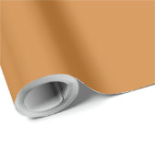 Papier Cadeau Bronze (couleur solide) (Coin rond)