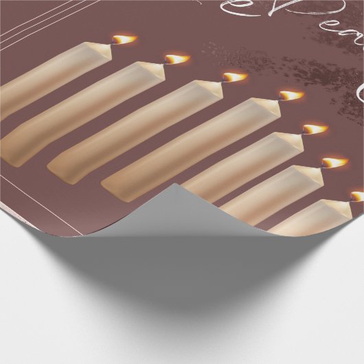 PAPIER CADEAU BRONZE HANOUKKA THEMED WRAPPER PAPIER (Coin)