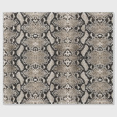 Papier Cadeau Bronze jaune clair Python Snakeskin (Plat)