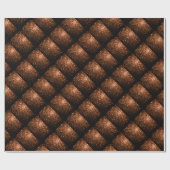 Papier Cadeau Bronze Orange Brown parties scintillant scintille  (Plat)