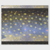 Papier Cadeau Brook Trout Scales (Plat)