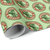 Papier Cadeau Brooklyn New York   (Coin rond)