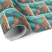 Papier Cadeau Brooklyn New York (Coin rond)