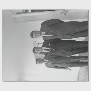 Papier Cadeau Bros, président John Kennedy, Robert & Ted