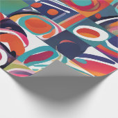 Papier Cadeau Brosse abstraite (Coin)