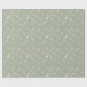 Papier Cadeau Brousset/Sage Noël mignon (Plat)