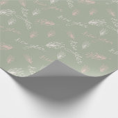 Papier Cadeau Brousset/Sage Noël mignon (Coin)