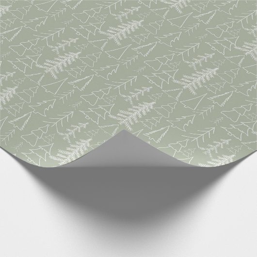 Papier Cadeau Brousset/Sage Noël mignon (Coin)