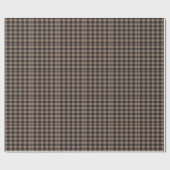 Papier Cadeau Brown Black En vichy Buffalo Plaid Farming (Plat)