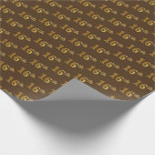 Papier Cadeau Brown, Faux Gold 16e (seizième) événement (Coin)