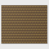 Papier Cadeau Brown, Faux Gold 42e (Quarante-Seconde) (Plat)