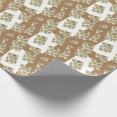 Papier Cadeau Brown Marigolds (Coin)