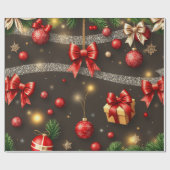 Papier Cadeau Brown & Or (Plat)