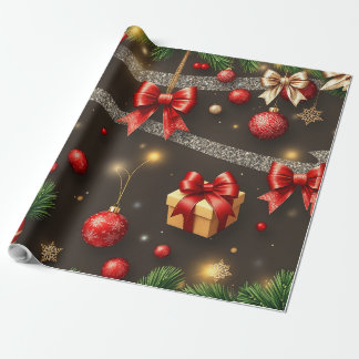 Papier Cadeau Brown & Or