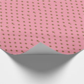 Papier Cadeau Brown Polka Dots (Coin)