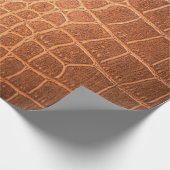 Papier Cadeau Brown skin leather texture backgroundskin,abstract (Coin)