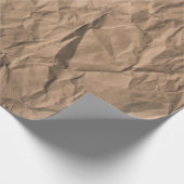 Papier Cadeau Brown texture de papier recyclé broyé (Coin)