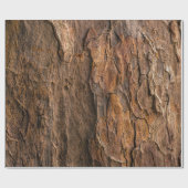 Papier Cadeau Brown tree bark in closeup (Plat)