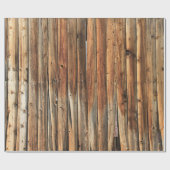 Papier Cadeau Brown wooden surface (Plat)