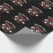 Papier Cadeau Brownie Points Funny Snack Pun Dark BG (Coin)