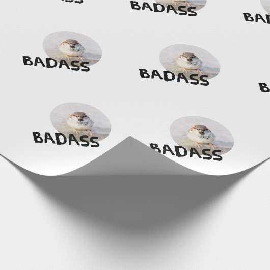Papier Cadeau Bruant - Badass (Coin)