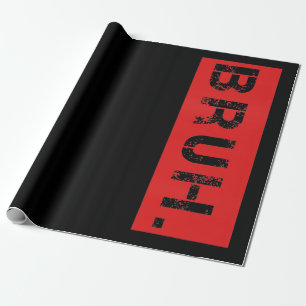 Papier Cadeau Bruh Funny Meme Saying Brother Greeting Venin
