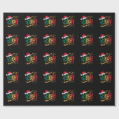 Papier Cadeau Bruh Funny Noël Noël Famille de vacances (Plat)