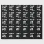 Papier Cadeau Bruh Papa Je ne suis pas ton Bruh Love Papa (Plat)