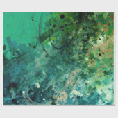 Papier Cadeau Bruit vert Abstrait (Plat)