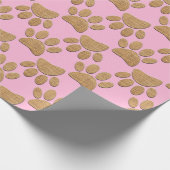 Papier Cadeau Brûlure à mât de chien (Coin)