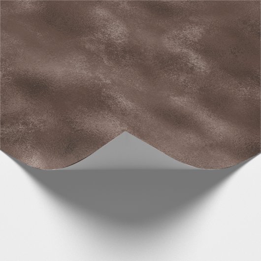 Papier Cadeau Brun Chocolat (Coin)