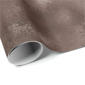 Papier Cadeau Brun Chocolat (Coin rond)