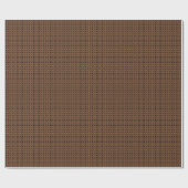 Papier Cadeau Brun doré abstrait (Plat)